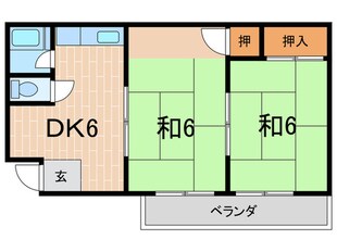 日下マンションの物件間取画像